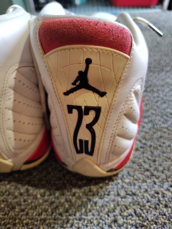 Size 12 - Air Jordan 14 Retro 2012 Candy, Cane Box Not Included main image 9
